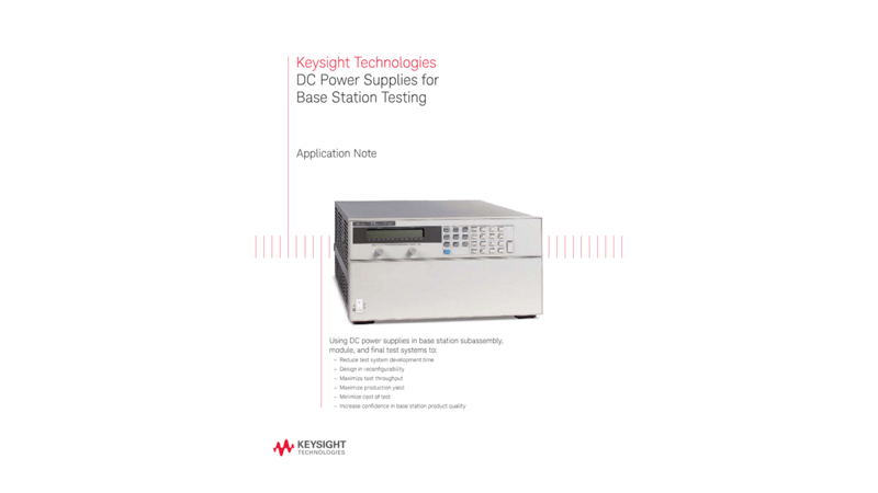 DC Power Supplies for Base Station Testing